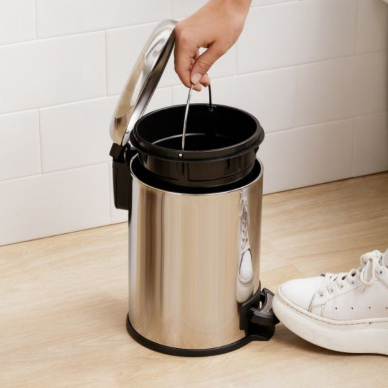 Pedal Bin 3L Nordic Steel