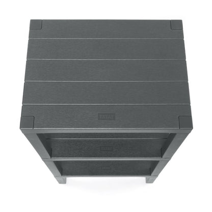 Rectangular Rack Lombok 3 Levels Grey