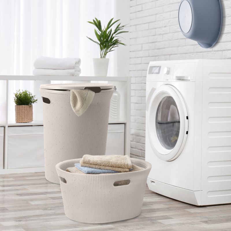 Laundry Hamper 40L Baobab Beige