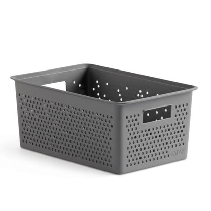 Storage Basket 4L Bohol Anthracite Grey