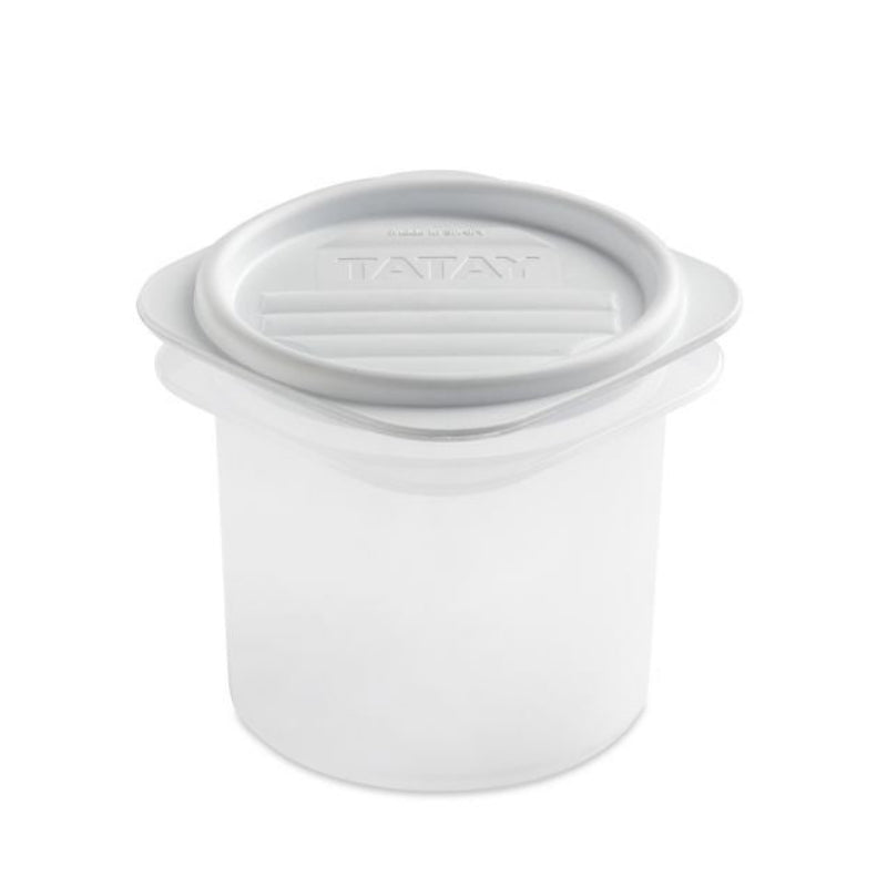 Food Container Top Flex 0.3L Transparent White