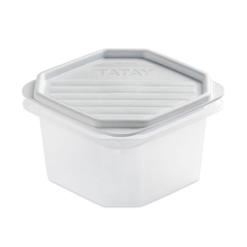 Food Container Top Flex 0.6L Transparent White