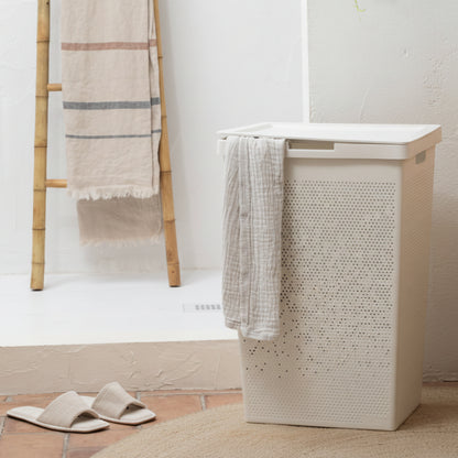 Laundry Hamper 60L Bohol Sky White