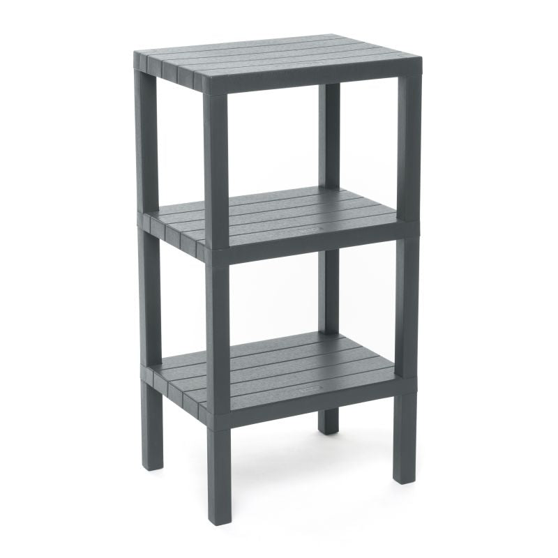 Rectangular Rack Lombok 3 Levels Grey