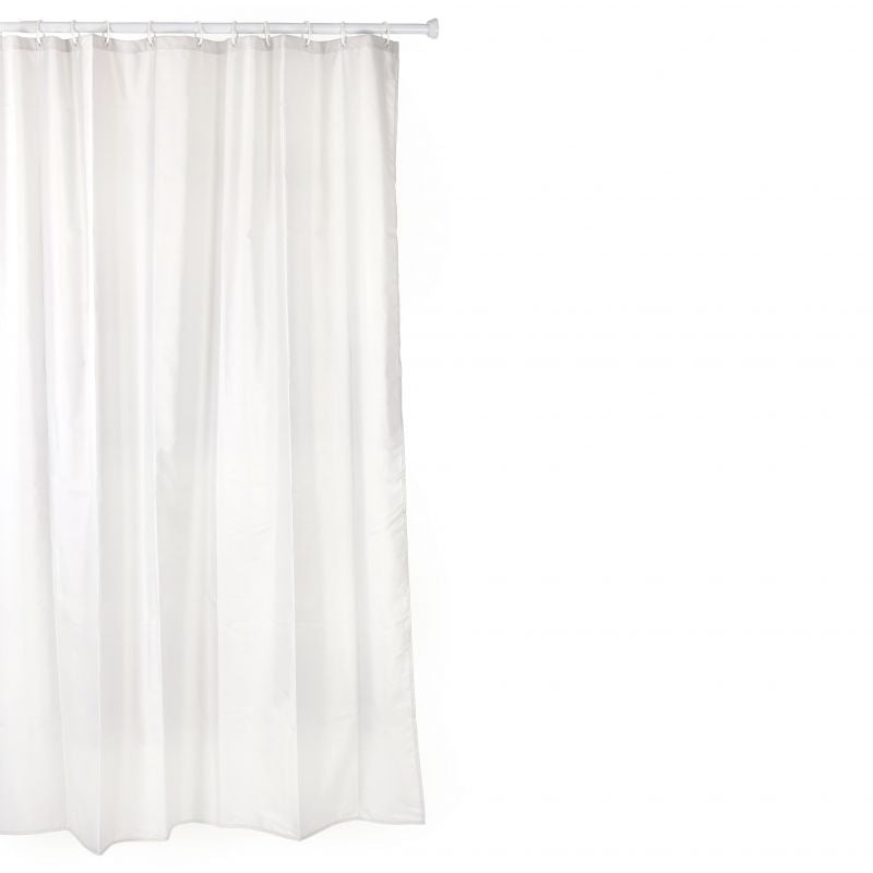 White Shower Curtain 140 × 200 cm