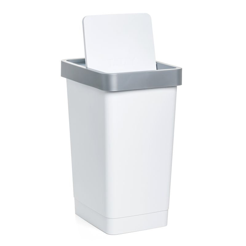 Swing Dustbin Smart 25L White