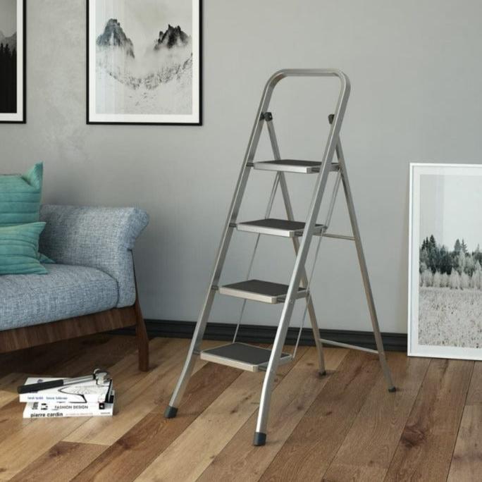 Handy 4 Steps Ladder Factotum Aluminium
